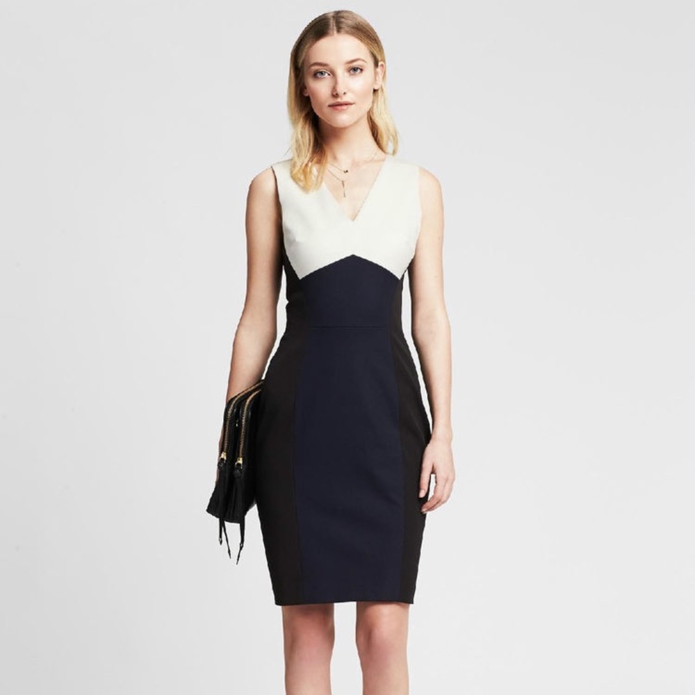 Banana republic bi stretch dress